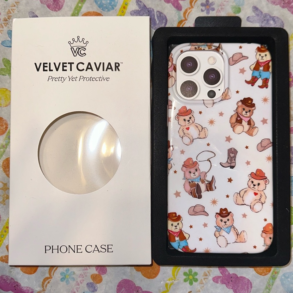 Velvet caviar cowboy case